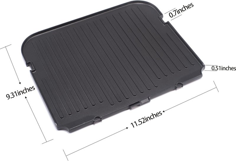 USKITCHEN Reversible Grill/Griddle Plate for Cuisinart Griddler GR-4N 5-in-1 - Image 3
